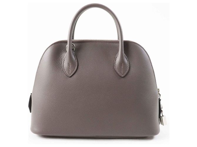 Hermès Hermes Bolide 1923 25 Evercolor Handtasche Grau - Ansicht 3
