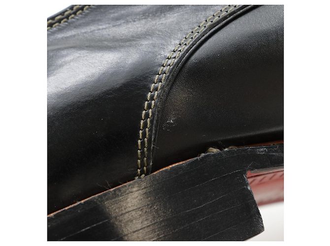 Autre Marque Scarpe eleganti in pelle Opelcarosso nere per uomini Nero - vista 10