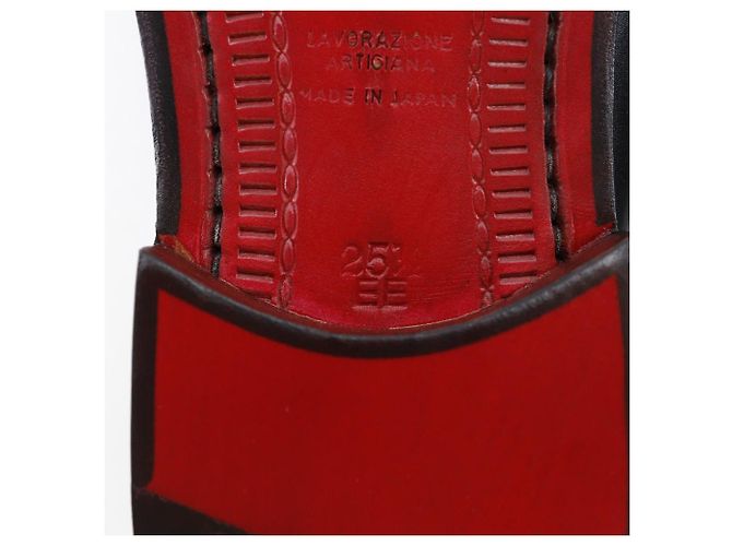 Autre Marque Scarpe eleganti in pelle Opelcarosso nere per uomini Nero - vista 13