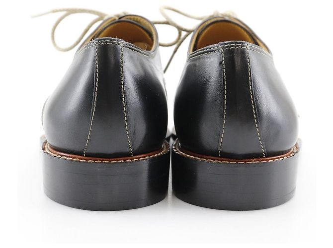 Autre Marque Scarpe eleganti in pelle Opelcarosso nere per uomini Nero - vista 3