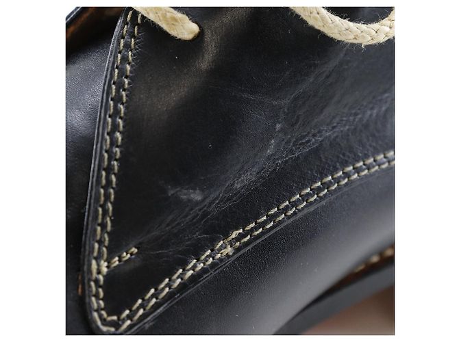 Autre Marque Scarpe eleganti in pelle Opelcarosso nere per uomini Nero - vista 8