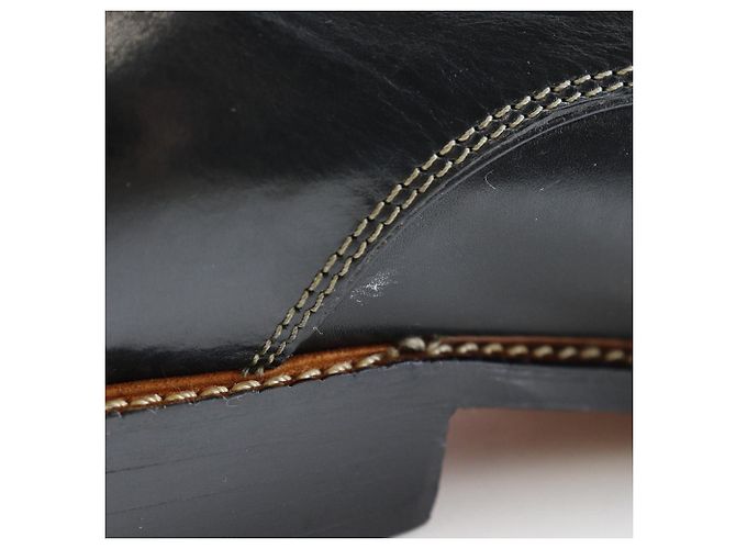 Autre Marque Scarpe eleganti in pelle Opelcarosso nere per uomini Nero - vista 9