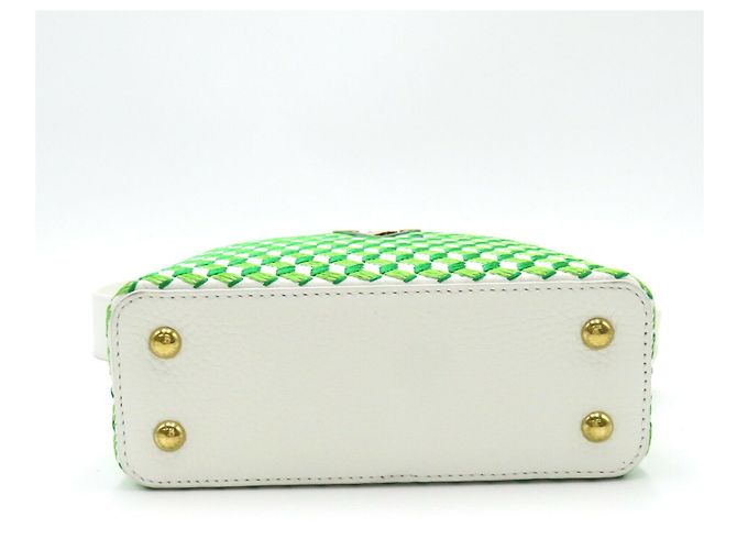 Sac 2 en 1 Capucines Mini M59879 de Louis Vuitton Blanc - vue 4