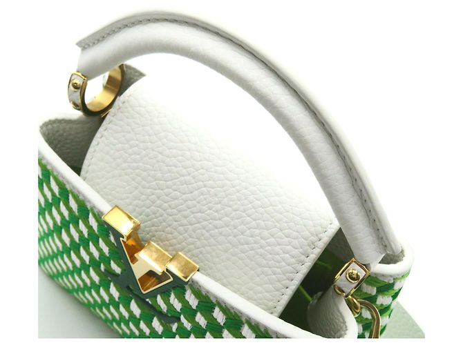 Sac 2 en 1 Capucines Mini M59879 de Louis Vuitton Blanc - vue 6