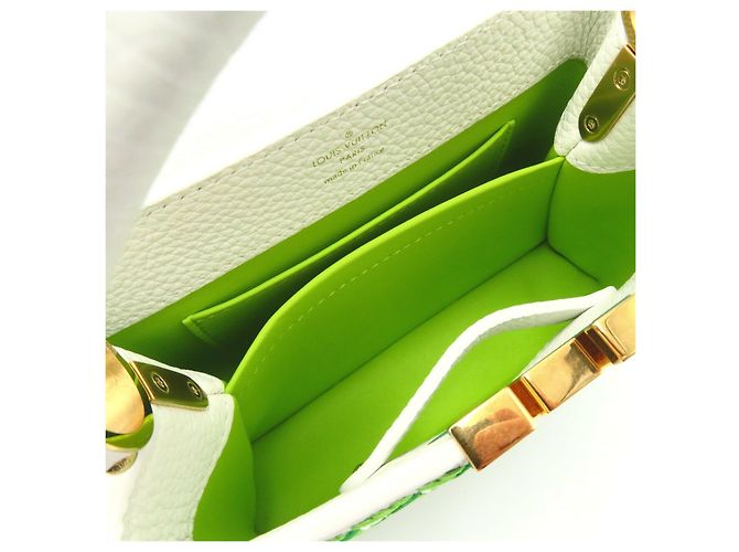 Sac 2 en 1 Capucines Mini M59879 de Louis Vuitton Blanc - vue 7
