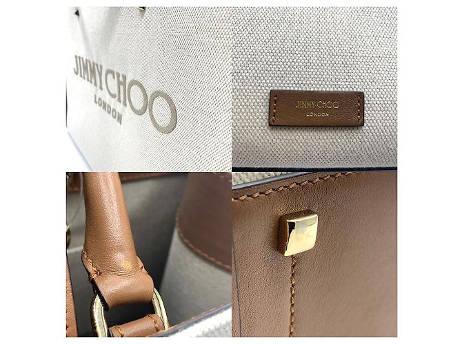 Bolso tote de lona con logo 2WAY Jimmy Choo Avenue - vista 5
