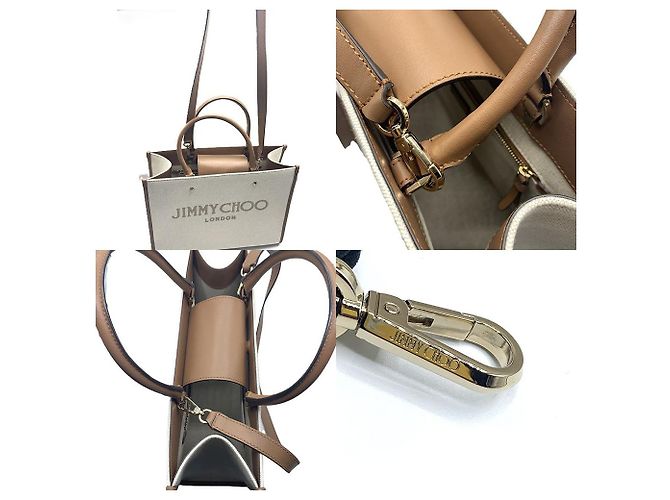 Bolso tote de lona con logo 2WAY Jimmy Choo Avenue - vista 9