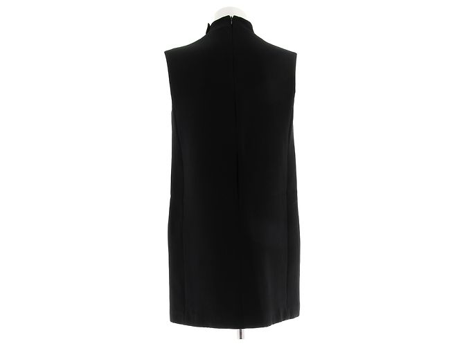 CHRISTIAN DIOR Kleider T.FR 36 Wolle Schwarz - Ansicht 2