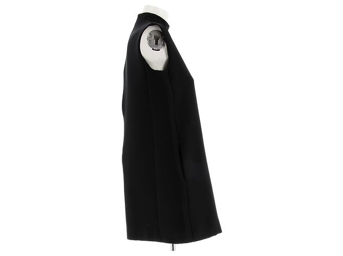 CHRISTIAN DIOR Kleider T.FR 36 Wolle Schwarz - Ansicht 3