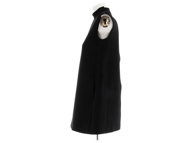 CHRISTIAN DIOR Kleider T.FR 36 Wolle Schwarz - Ansicht 4