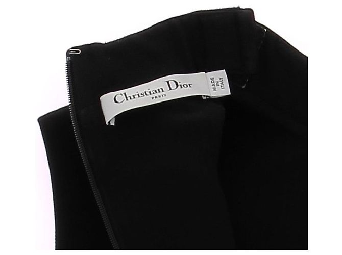 CHRISTIAN DIOR Kleider T.FR 36 Wolle Schwarz - Ansicht 5