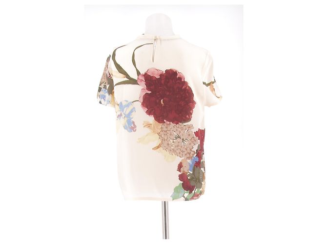 VALENTINO GARAVANI Tops T.FR 36 Seda Beige - vista 2