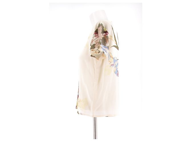 VALENTINO GARAVANI Tops T.FR 36 Seda Beige - vista 4