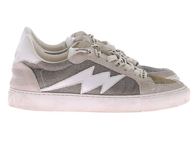 ZADIG & VOLTAIRE Sneakers T.EU 37 Pelle Argento - vista 2