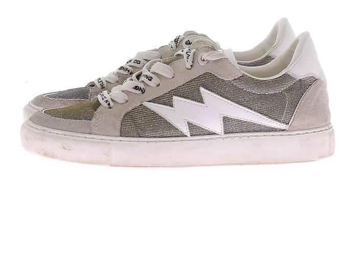 ZADIG & VOLTAIRE Sneakers T.EU 37 Pelle Argento - vista 3