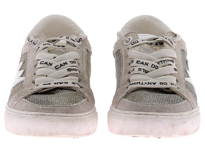 ZADIG & VOLTAIRE Sneakers T.EU 37 Pelle Argento - vista 4