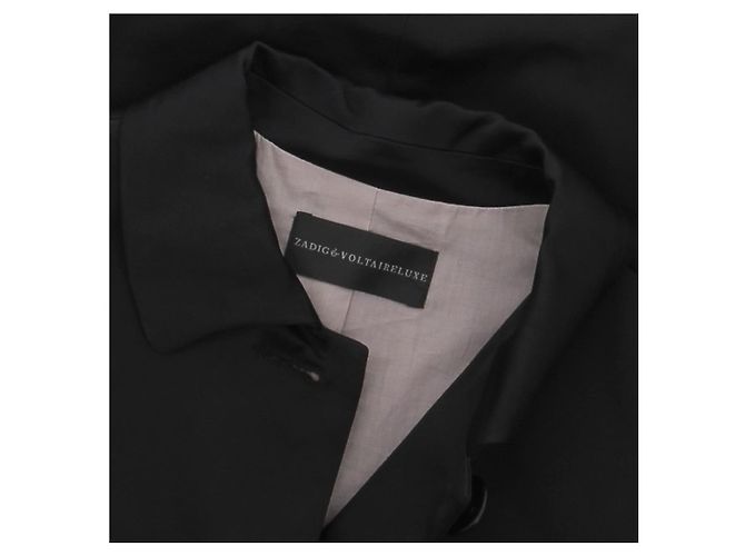 ZADIG & VOLTAIRE Jacken T.FR 38 Wolle Schwarz - Ansicht 5