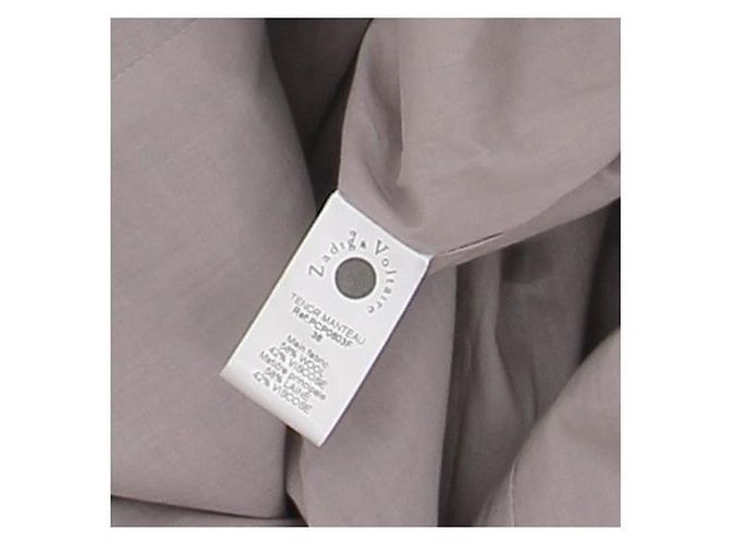 ZADIG & VOLTAIRE Jacken T.FR 38 Wolle Schwarz - Ansicht 6