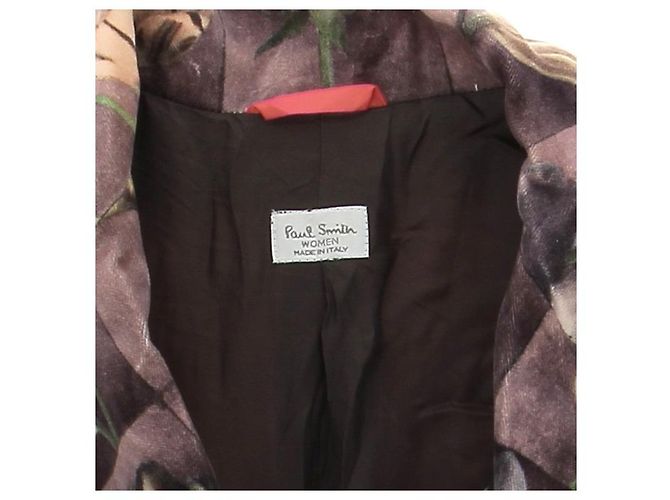 Cappotti PAUL SMITH T.FR 38 Cotone Porpora - vista 5
