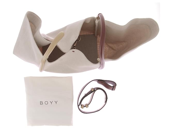 Borse BOYY T. Tessuto Beige - vista 5