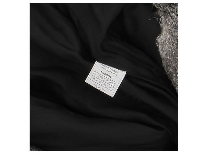 JOHN GALLIANO Abrigos T.FR 38 Piel Gris - vista 4