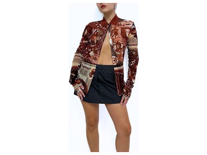 TOP MESH NATIVE AMERICANO DE JEAN PAUL GAULTIER - vista 5