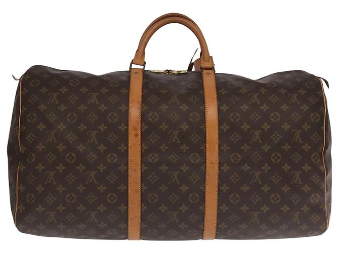 LOUIS VUITTON Monogram Keepall 60 Bolsa Boston M41422 LV Auth 101679 Monograma - vista 2