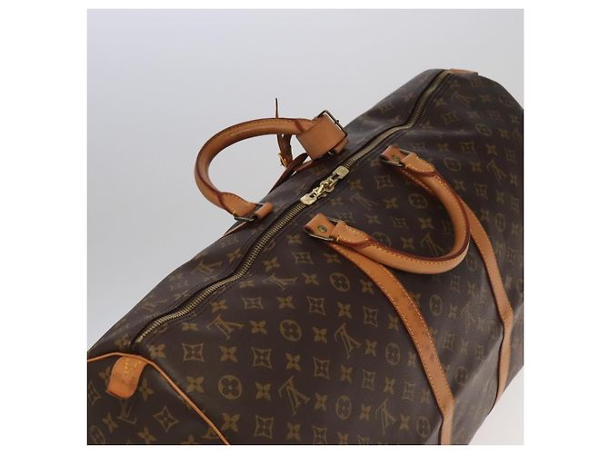 LOUIS VUITTON Monogram Keepall 60 Bolsa Boston M41422 LV Auth 101679 Monograma - vista 6