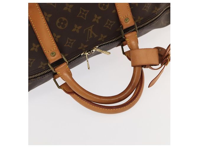 LOUIS VUITTON Monogram Keepall 60 Bolsa Boston M41422 LV Auth 101679 Monograma - vista 7