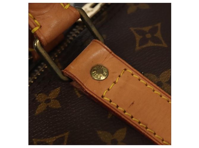 LOUIS VUITTON Monogram Keepall 60 Bolsa Boston M41422 LV Auth 101679 Monograma - vista 9