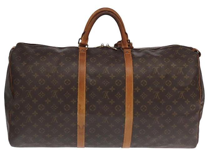 LOUIS VUITTON Monogram Keepall 60 Borsa Boston M41422 LV Auth 101788 Monogramma - vista 2