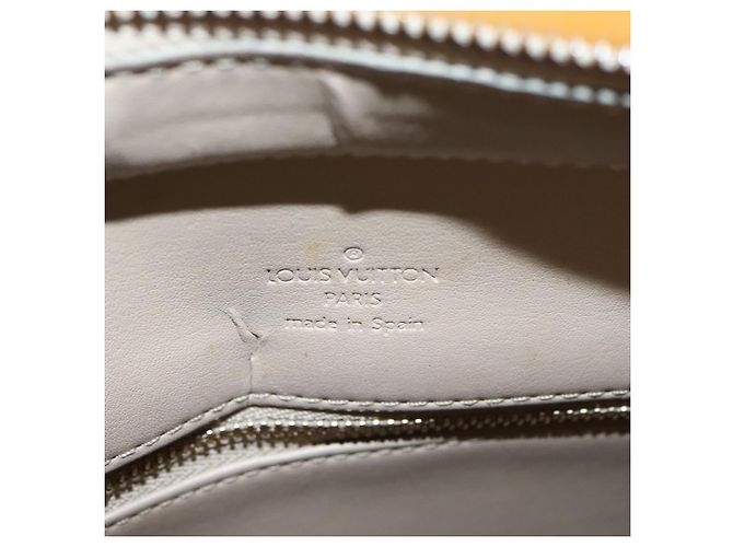 LOUIS VUITTON Borsa a Mano Monogram Vernis Houston Beige M91004 LV Auth th5476 - vista 17