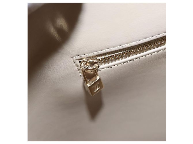 LOUIS VUITTON Borsa a Mano Monogram Vernis Houston Beige M91004 LV Auth th5476 - vista 20