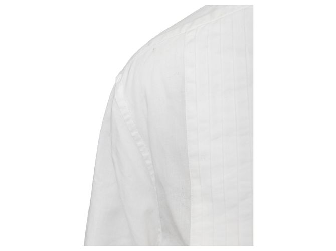 Camicia da smoking Yves Saint Laurent Bianco - vista 10