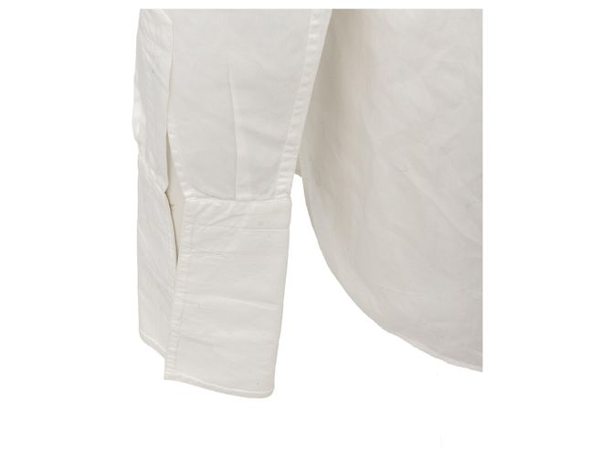 Camicia da smoking Yves Saint Laurent Bianco - vista 12