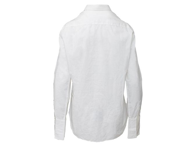Camicia da smoking Yves Saint Laurent Bianco - vista 3