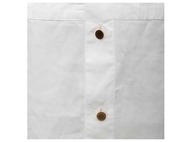 Camicia da smoking Yves Saint Laurent Bianco - vista 8