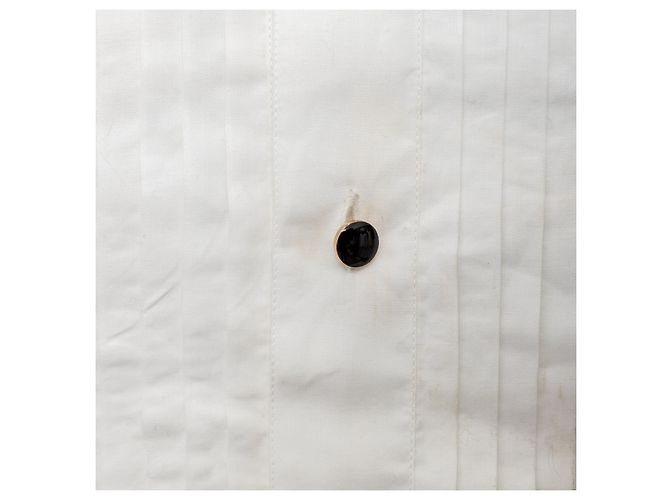 Camicia da smoking Yves Saint Laurent Bianco - vista 9