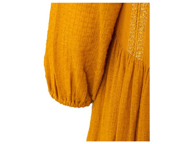Autre Marque Rara Avis de Sonal Verma Vestido Largo Boho Amarillo - vista 14