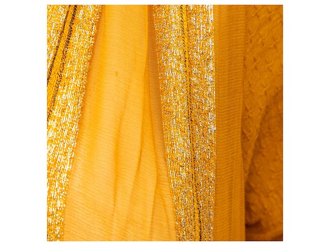 Autre Marque Rara Avis de Sonal Verma Vestido Largo Boho Amarillo - vista 9