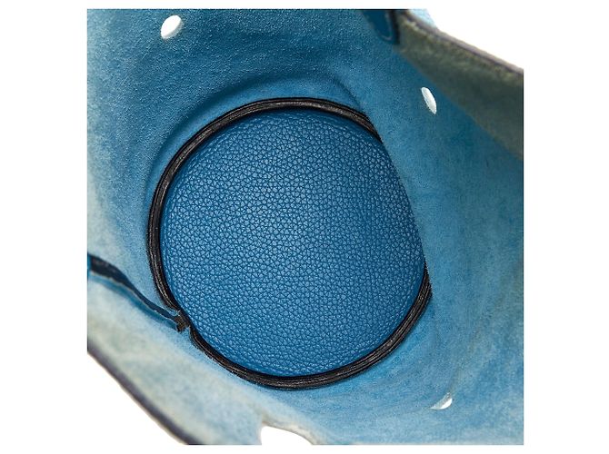 Blauer Hermès Clemence Mangeoire Eimer PM - Ansicht 5