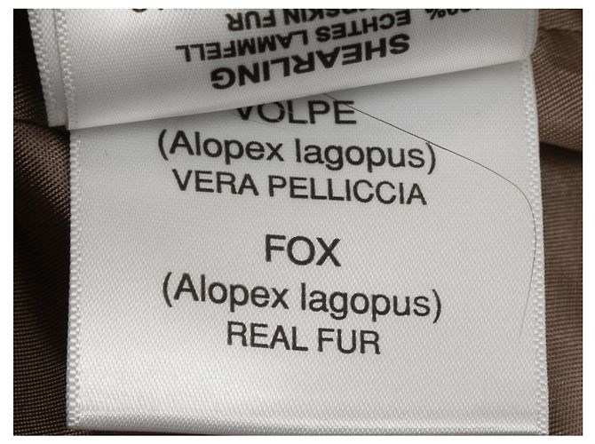 Autre Marque Grey Natacha & Vanessa Rabbit Fur & Fox Fox Zip Jacket Size FR 38 - view 8