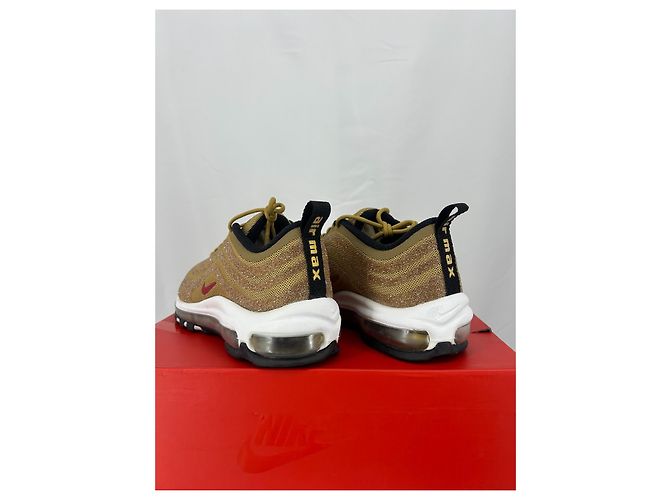 Nike Swarovski Air Max 97 LX Nero Bianco Rosso D'oro Caramello Cammello - vista 4
