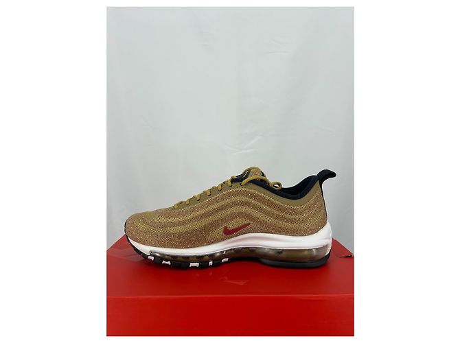 Nike Swarovski Air Max 97 LX Nero Bianco Rosso D'oro Caramello Cammello - vista 6