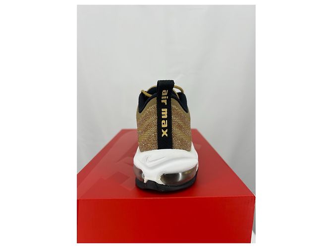 Nike Swarovski Air Max 97 LX Nero Bianco Rosso D'oro Caramello Cammello - vista 8