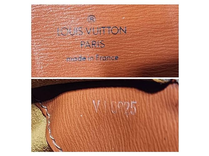Borsa Cluny in pelle Epi Fawn Kenyan Louis Vuitton marrone - vista 15