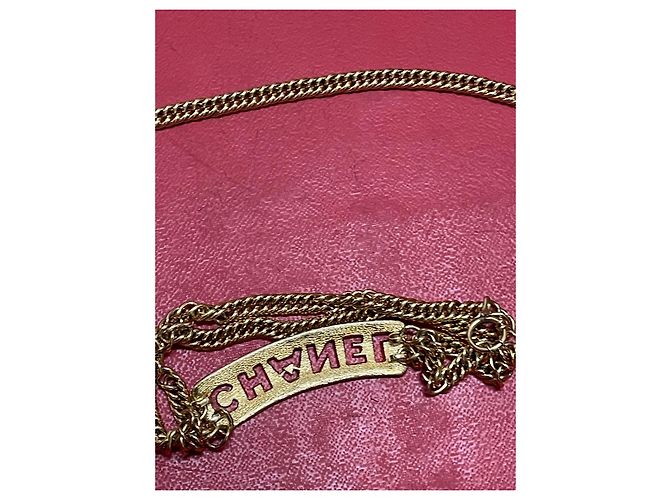 Cinturón Chanel Dorado Metal 80 cm - vista 7