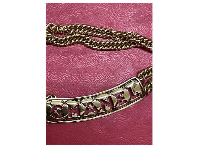 Cinturón Chanel Dorado Metal 80 cm - vista 8