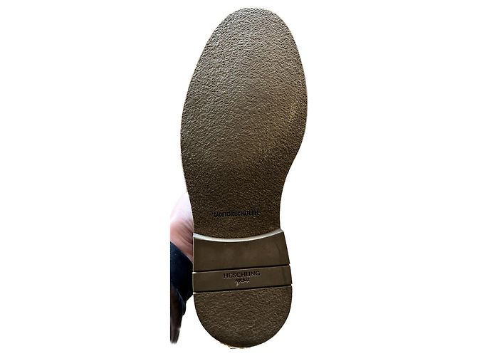 Scarpe Derby Heschung Orme Boxing Nero Pelle - vista 5