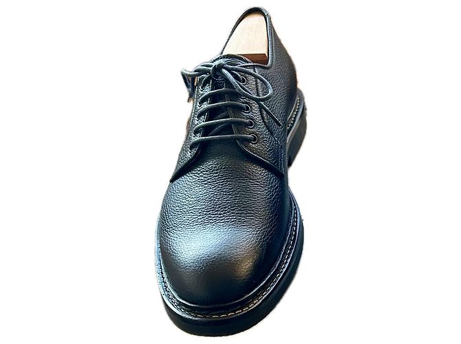Scarpe Derby Heschung Orme Boxing Nero Pelle - vista 6